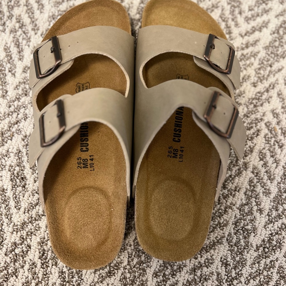 Men birk double strap sandals